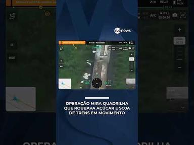 Operação mira quadrilha que roubava açúcar e soja de trens em movimento