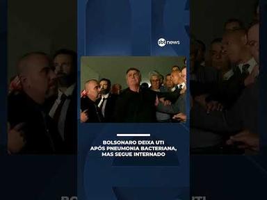 Bolsonaro deixa UTI após pneumonia bacteriana, mas segue internado | #JornaldoSBTNews