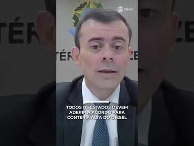 Estados devem aderir a acordo sobre diesel até o fim de semana | #SBTNews