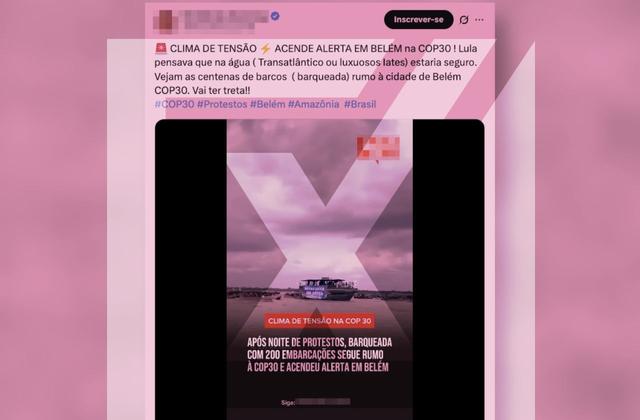 Barqueata em Belém foi protesto pacífico por causas climáticas