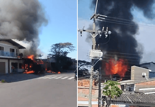 Quatro pessoas morrem em queda de avião de pequeno porte sobre restaurante no Rio Grande do Sul