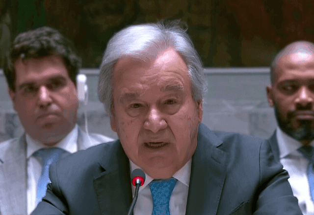 “O povo não aguentará outro ciclo de destruição”, alerta Guterres em reunião da ONU sobre ataque ao Irã