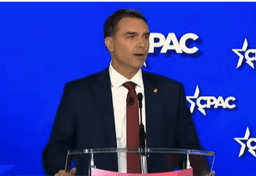 Imagem da notícia Flávio Bolsonaro na CPAC | Reprodução