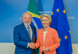 Imagem da notícia Presidente Lula em encontro com a presidente da Comissão Europeia, Ursula von der Leyen | Divulgação/Ricardo Stuckert/PR