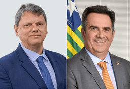 Imagem da notícia Tarcísio de Freitas e Ciro Nogueira | Reprodução/Agência senado