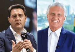 Imagem da notícia Ratinho e Caiado | Reprodução