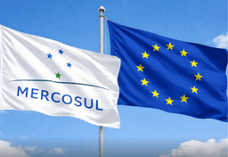 Imagem da notícia Mercosul e União Europeia fazem acordo provisório | Reprodução