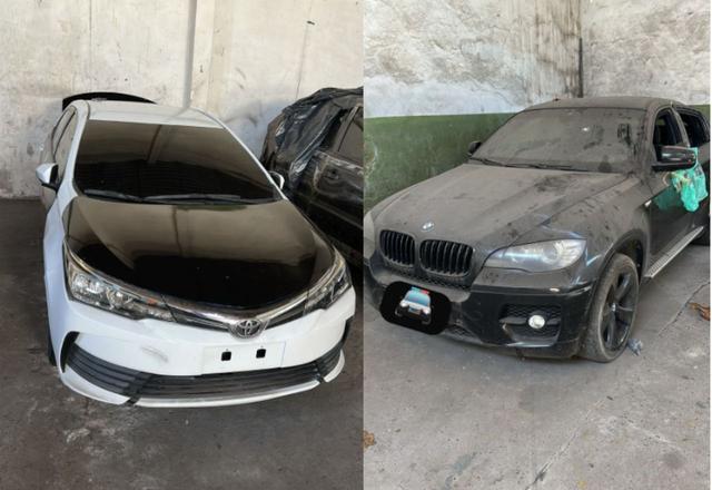 Polícia do RJ descobre galpão que funcionava como centro de torturas e clonagem de viaturas 