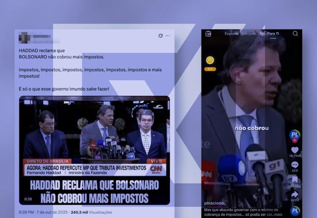 Vídeos tiram de contexto fala de Haddad sobre tributação das apostas online