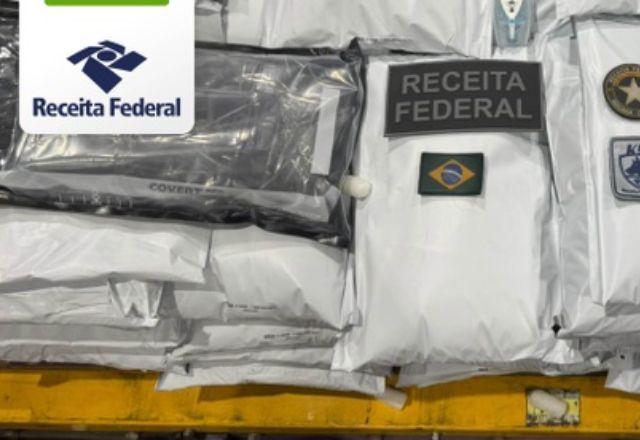 Receita faz apreensão recorde de haxixe no Aeroporto de Guarulhos (SP)