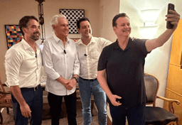 Imagem da notícia O governador de Goiás, Ronaldo Caiado (ao centro), anunciou sua filiação ao PSD ao lado de Eduardo Leite e Ratinho Jr, outros dois presidenciáveis do partido | Foto: reprodução/redes socias 