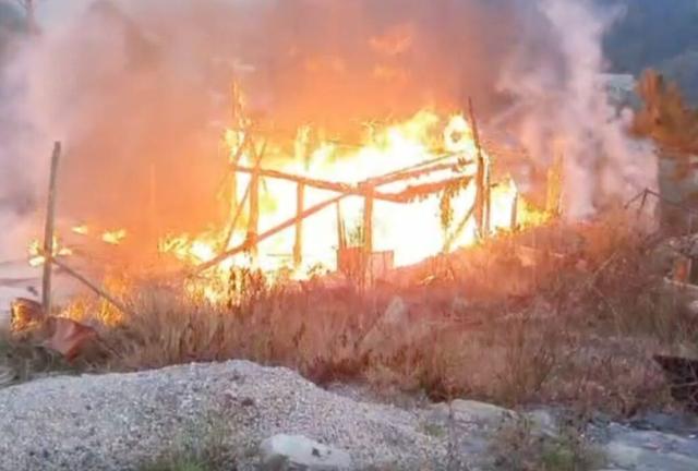 Incêndio destrói casa e deixa sete animais mortos no Paraná