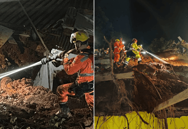 Deslizamento de terra deixa dois adultos e uma criança mortos em Minas Gerais