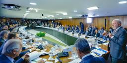Imagem da notícia Presidente da República, Luiz Inácio Lula da Silva (PT), durante reunião ministerial | Ricardo Stuckert/PR