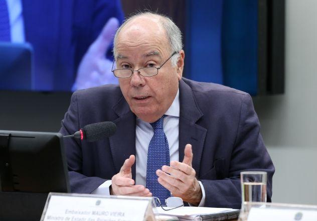 Mauro Vieira vai à Câmara no dia 18 para falar sobre China e Irã