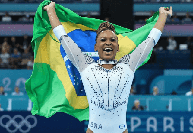 Rebeca Andrade é indicada ao 'Oscar do Esporte'