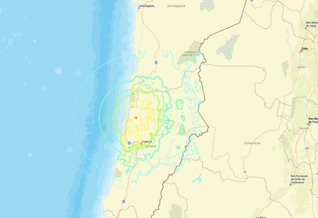 Terremoto de magnitude 6,4 atinge norte do Chile e deixa 23 mil sem energia elétrica