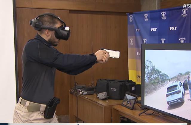 PRF usa realidade virtual em treinamento para atuação nas rodovias