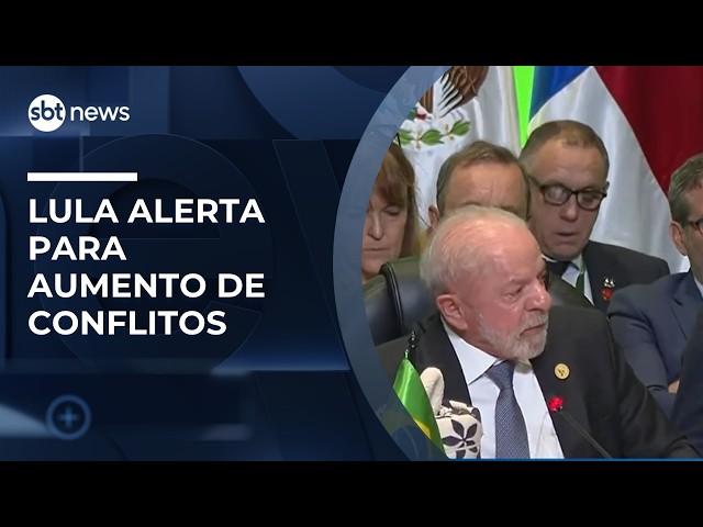 Lula alerta para aumento de conflitos em cúpula da Celac, em Bogotá | #NewsSábado Lula alerta para aumento de conflitos em cúpula da Celac, em Bogotá | #NewsSábado