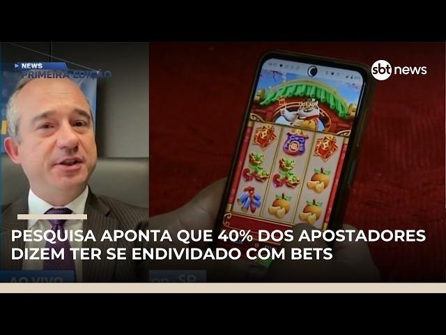 Pesquisa aponta que 40% dos apostadores dizem ter se endividado com bets | #NewsPrimeiraEdição Pesquisa aponta que 40% dos apostadores dizem ter se endividado com bets | #NewsPrimeiraEdição