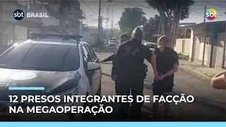 Operação no Rio prende 12 suspeitos e desmonta núcleo financeiro de facção | #SBTBrasil