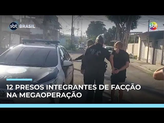 Operação no Rio prende 12 suspeitos e desmonta núcleo financeiro de facção | #SBTBrasil Operação no Rio prende 12 suspeitos e desmonta núcleo financeiro de facção | #SBTBrasil