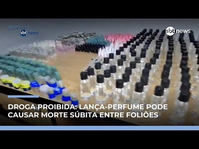 Uso de lança-perfume cresce no Carnaval e especialistas fazem alerta sobre riscos | #JornaldoSBTNews Uso de lança-perfume cresce no Carnaval e especialistas fazem alerta sobre riscos | #JornaldoSBTNews