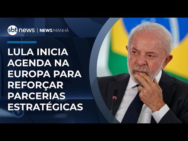 Presidente Lula cumpre roteiro por Espanha, Alemanha e Portugal | #NewsManhã Presidente Lula cumpre roteiro por Espanha, Alemanha e Portugal | #NewsManhã