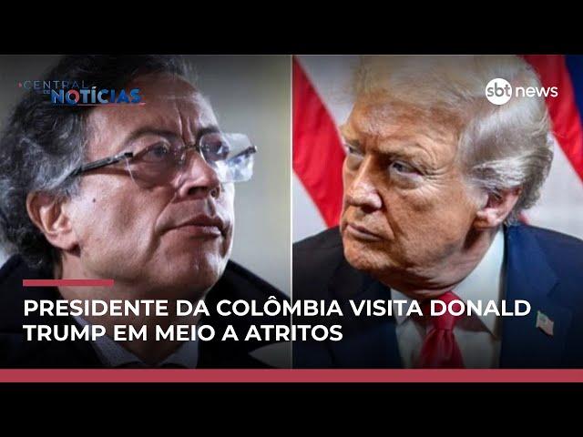 Presidente da Colômbia visita Trump em meio a atritos Presidente da Colômbia visita Trump em meio a atritos