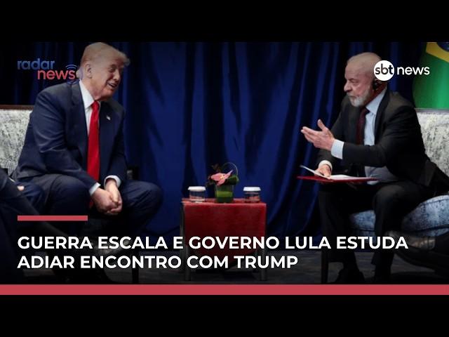 Governo Lula avalia adiar ida a Trump e deve evitar mediar conflitos da guerra | #RadarNews Governo Lula avalia adiar ida a Trump e deve evitar mediar conflitos da guerra | #RadarNews