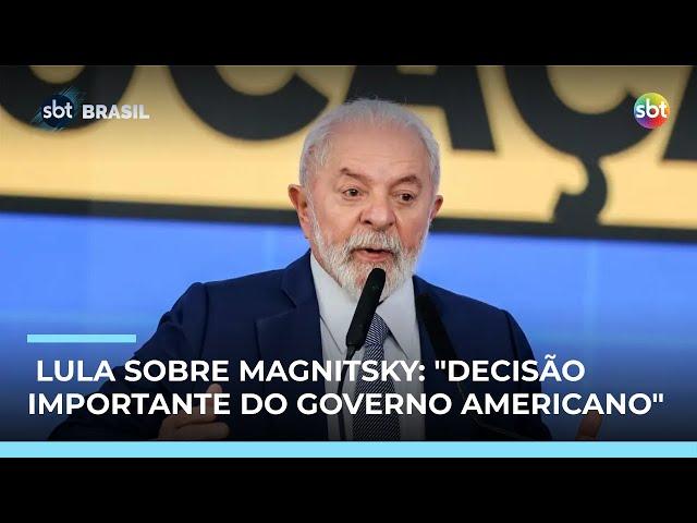 Lula comenta decisão dos EUA de retirar Alexandre de Moraes da lista Magnitsky | #SBTBrasil Lula comenta decisão dos EUA de retirar Alexandre de Moraes da lista Magnitsky | #SBTBrasil