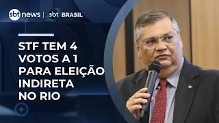 STF tem 4 votos a 1 a favor de eleição indireta no Rio; Dino pede vista