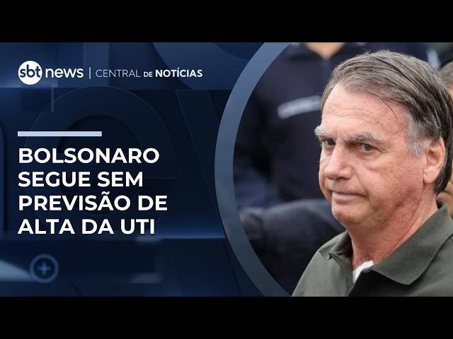 Internado há uma semana, Bolsonaro segue sem previsão de alta da UTI | #CentraldeNotícias Internado há uma semana, Bolsonaro segue sem previsão de alta da UTI | #CentraldeNotícias