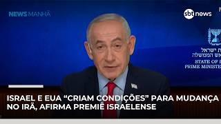 Benjamin Netanyahu, premiê de Israel, diz que guerra contra o Irã não será “sem fim” | #NewsManhã