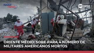 Sobe para 4 o número de militares norte-americanos mortos no Oriente Médio | #RadarNews