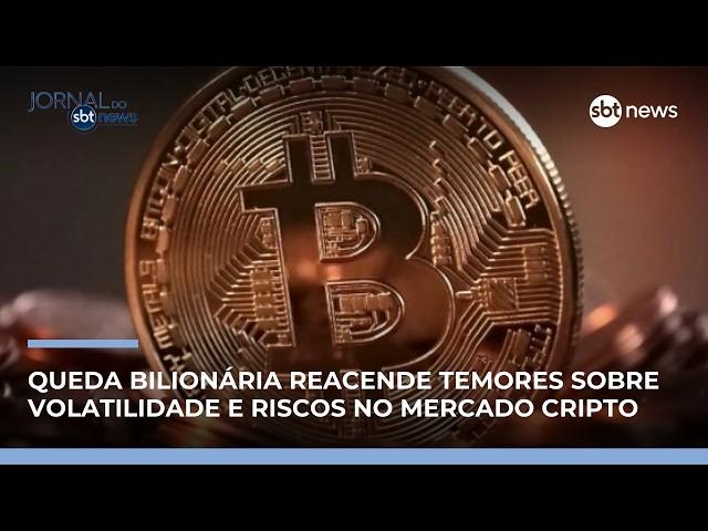 Bitcoin despenca mais de 40% e vive pior crise desde 2022; especialista avalia | #JornaldoSBTNews Bitcoin despenca mais de 40% e vive pior crise desde 2022; especialista avalia | #JornaldoSBTNews