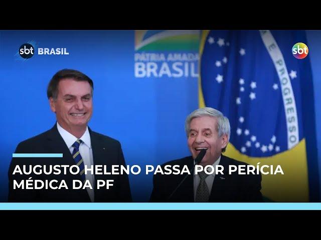 General Augusto Heleno passa por perícia médica da PF para prisão domiciliar | #SBTBrasil General Augusto Heleno passa por perícia médica da PF para prisão domiciliar | #SBTBrasil