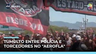'Aerofla' termina em confusão no Aeroporto do Galeão | #SBTBrasil
