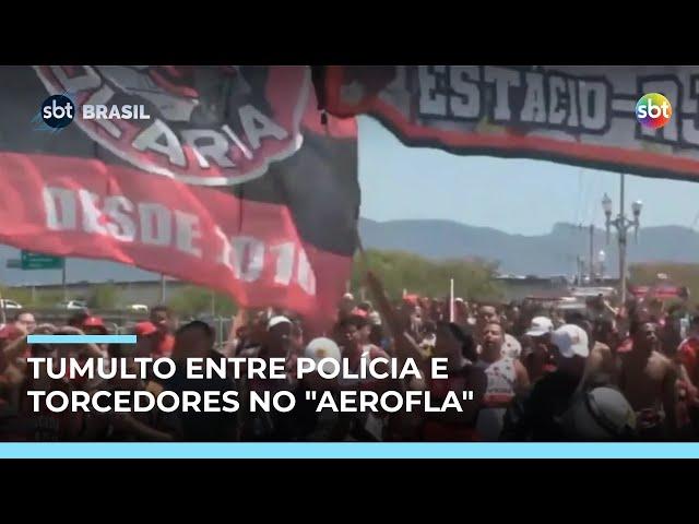 'Aerofla' termina em confusão no Aeroporto do Galeão | #SBTBrasil 'Aerofla' termina em confusão no Aeroporto do Galeão | #SBTBrasil