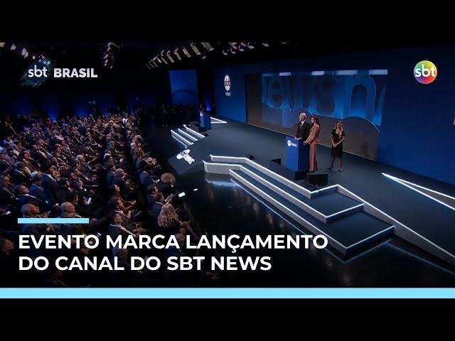 SBT lança canal de jornalismo 24 horas em evento com autoridades | #SBTBrasil SBT lança canal de jornalismo 24 horas em evento com autoridades | #SBTBrasil