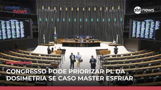Cúpula do Congresso sinaliza priorizar dosimetria se caso Master esfriar | #RadarNews