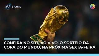 No SBT, acompanhe ao vivo o sorteio da Copa do Mundo, direto de Washington
