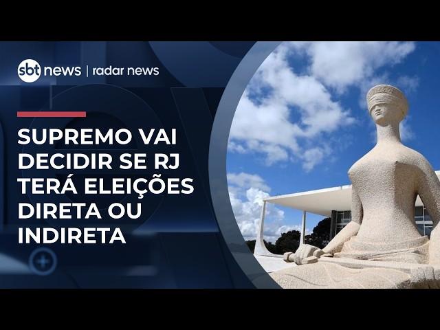 STF decide se eleição no Rio de Janeiro será direta ou indireta | #RadarNews STF decide se eleição no Rio de Janeiro será direta ou indireta | #RadarNews