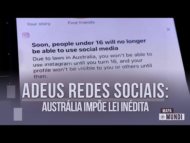 🗺️ Mapa Mundi | Redes Sociais na Mira: Austrália bane, Europa multa e o Brasil? 🗺️ Mapa Mundi | Redes Sociais na Mira: Austrália bane, Europa multa e o Brasil?