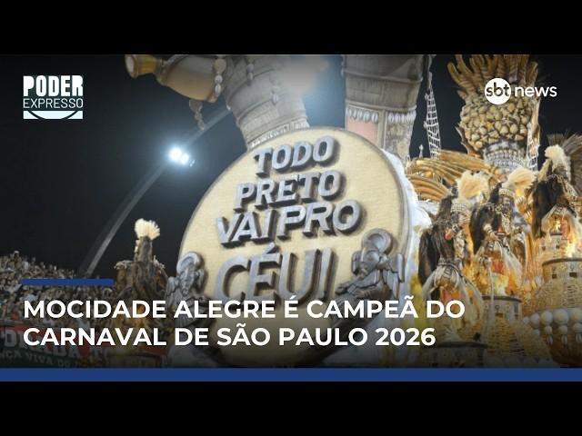 Mocidade Alegre é campeã do Carnaval de SP 2026 com homenagem a Léa Garcia | #PoderExpresso Mocidade Alegre é campeã do Carnaval de SP 2026 com homenagem a Léa Garcia | #PoderExpresso