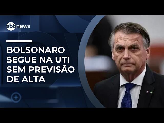 Bolsonaro segue na UTI sem previsão de alta em Brasília | #SBTNews Bolsonaro segue na UTI sem previsão de alta em Brasília | #SBTNews