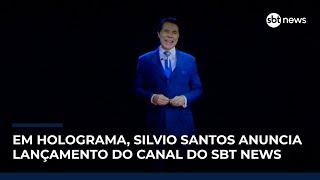 Lançamento de SBT News conta com homenagem e presença em holograma de Silvio Santos
