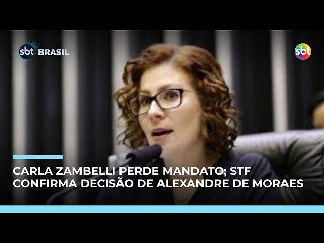 STF mantém perda de mandato de Carla Zambelli após condenação criminal | #SBTBrasil STF mantém perda de mandato de Carla Zambelli após condenação criminal | #SBTBrasil
