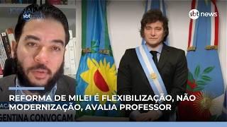 Mudanças trabalhistas na Argentina buscam baratear contratos, diz especialista | #JornaldoSBTNews
