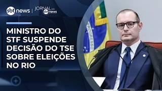 Zanin suspende decisão do TSE que previa eleição indireta no RJ | #JornaldoSBTNews